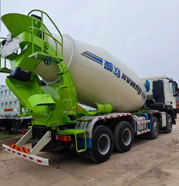 used Foton Auman 8X4 12 Wheeler 12cbm Concrete Cement Mixer Truck for sale