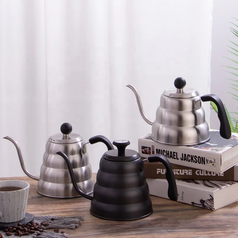 Cloud pot Hand brewing  Fine mouth long mouth stainless steel coffee  Fine mouth drip type hand brewing coffee pot