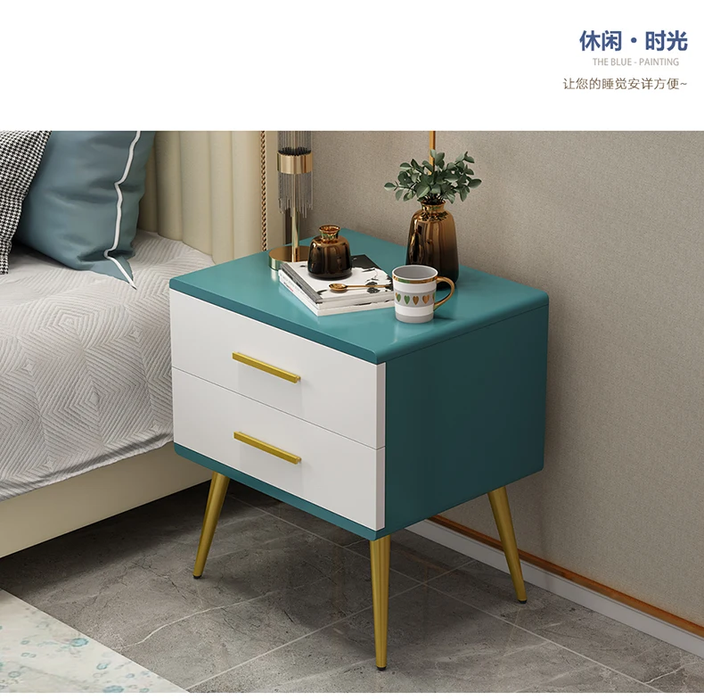 Wooden Bedroom Furniture Night Stand French Bedside Tables With Drawer