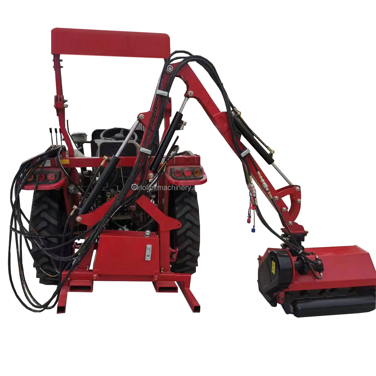 Cantilever Trailer Semi-Rotating Swing Lawn Mower