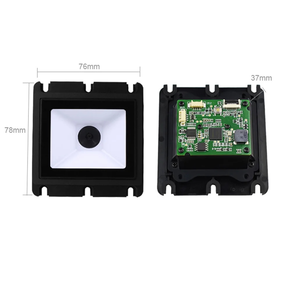 LV4300pro-TTL232/USB Fixed Mount Barcode Scanner White LED  QR Payment Embedded 1D 2D Reader for Bus Validator Vending Machine