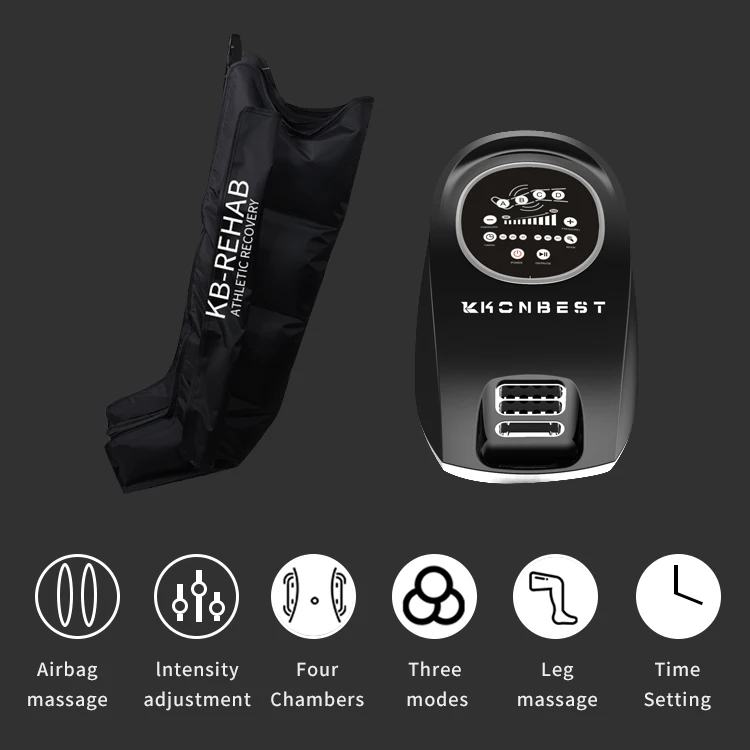 Automatic massage 6 modes pneumatic sports pressure pressotherapy machine recovery boots compression air leg massager