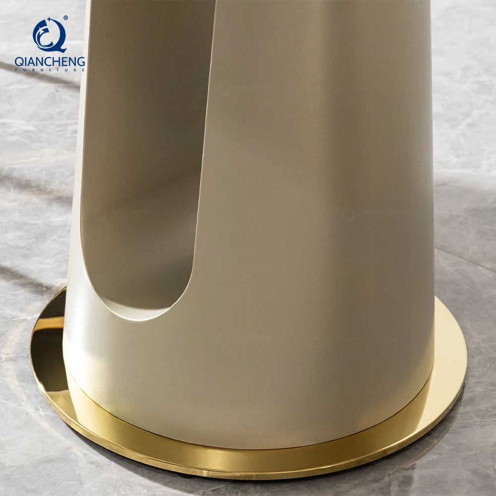 Wholesale nordic white marble top stainless steel dining table restaurant luxury gold dining 4 chairs and tables set