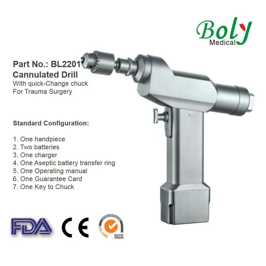 
Boly Medical-cannulated drill BL2201 for Othorpaedic surgeries 
