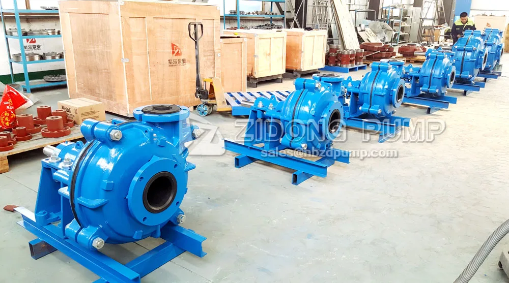 horizontal type corrosion resistant rubber liner slurry pump for palm oil mill waste water sludge pump