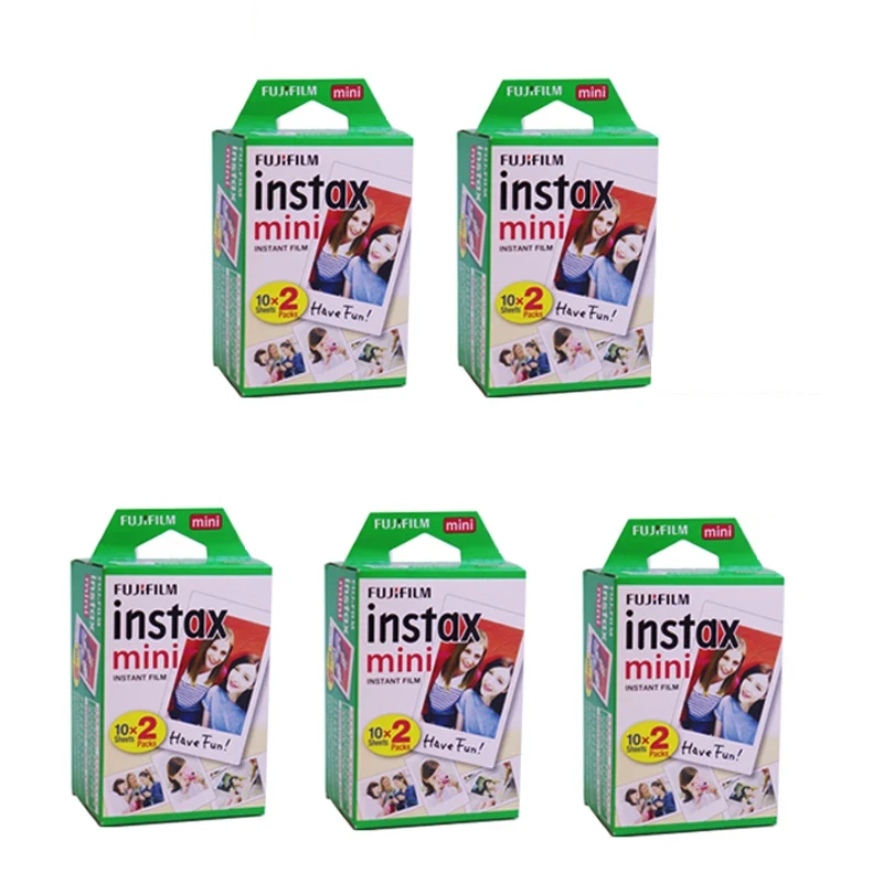  10/20/40/60/80/100 листы Fuji Fujifilm instax mini 11 9 3 дюймов белый край пленки для фотоаппаратов моментальной печати 8 7s