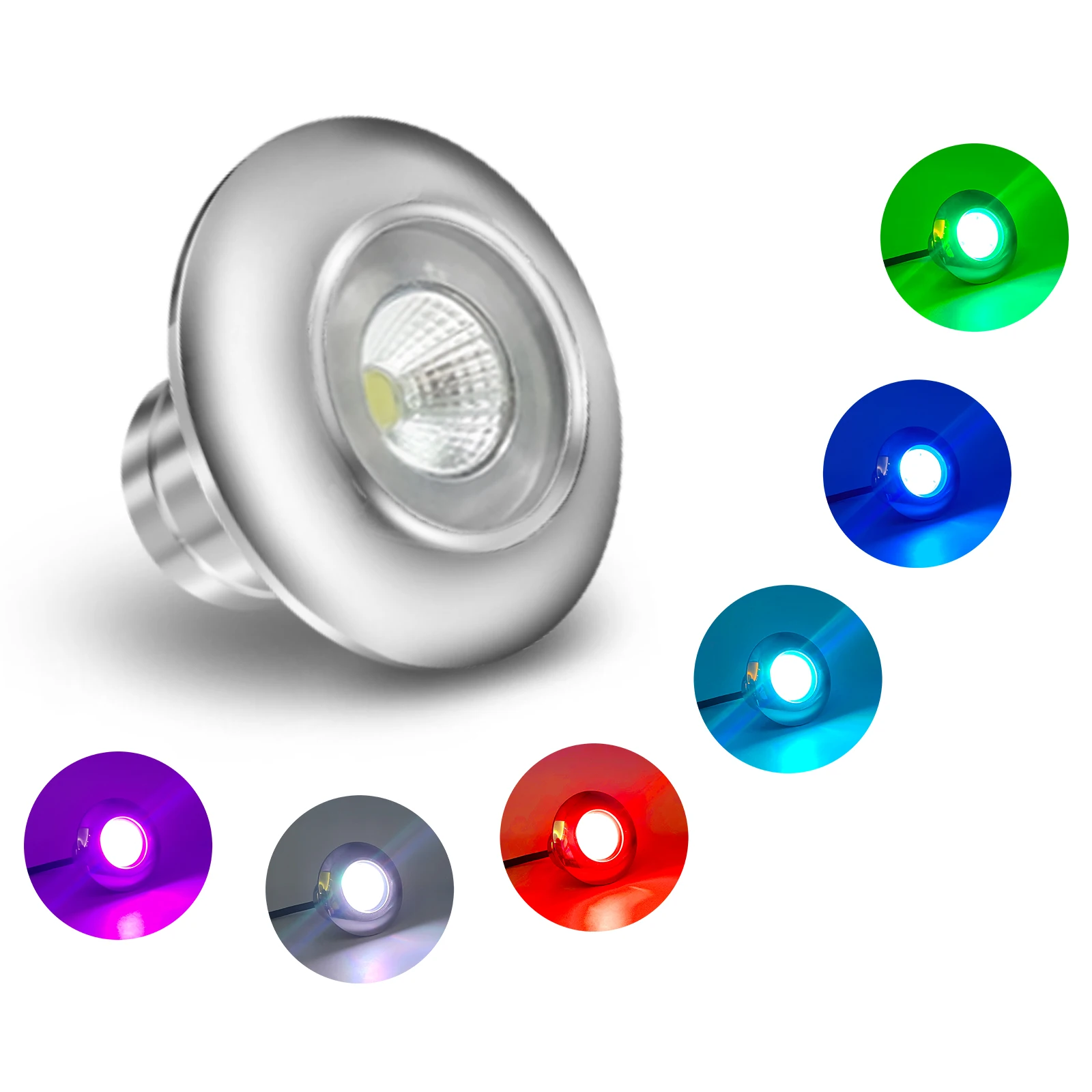 12V подводный подземный плавательный 16 видов цветов цветная (RGB) подводная светодиодная Водонепроницаемый веревка глубокой морской катер бассейн светодиодные фонари