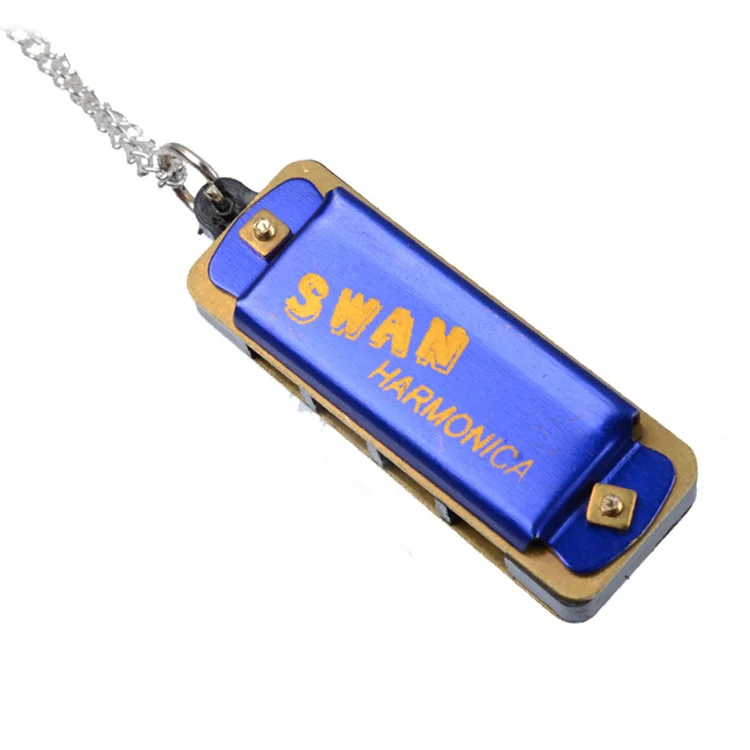 
Jdr Cheap Price Promotional Keychain 4 Hole 8 Tone Mini Mouth Organ Harmonica For Kids 