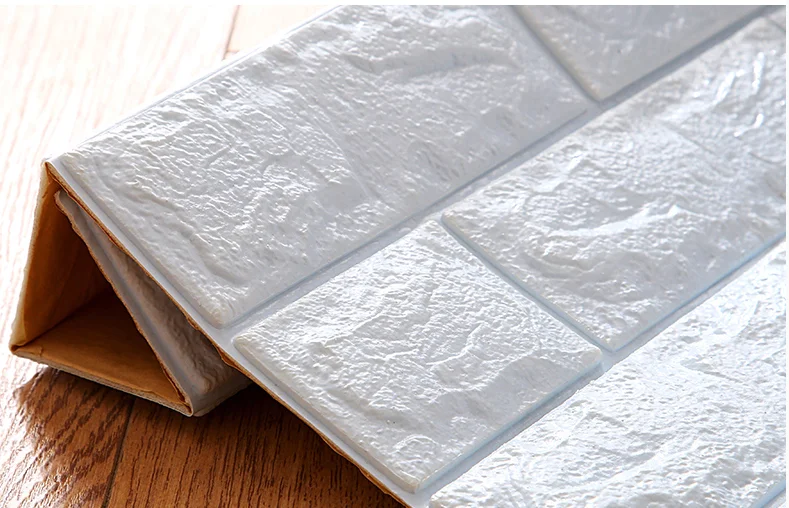 Cheap Wall paper for Sale Self Adhesive Wall Tiles foam brick 3d wall sticker wholesale home decoration color wallpaper
