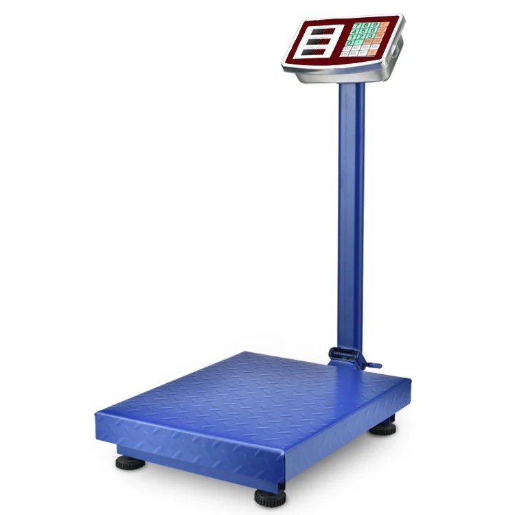 Electronic platform weighing scale