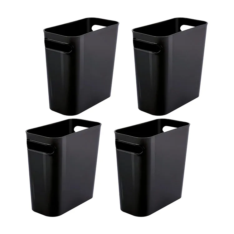 BX plastic small trash can waste bin garbage container bin with handles  for bathrooms