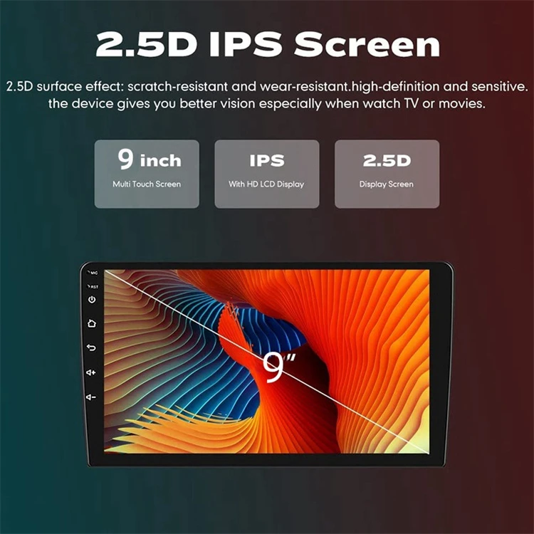 Factory Best Touch Screen for Universal car GPS WIFI Android 11 car Video Player With Factory price discount