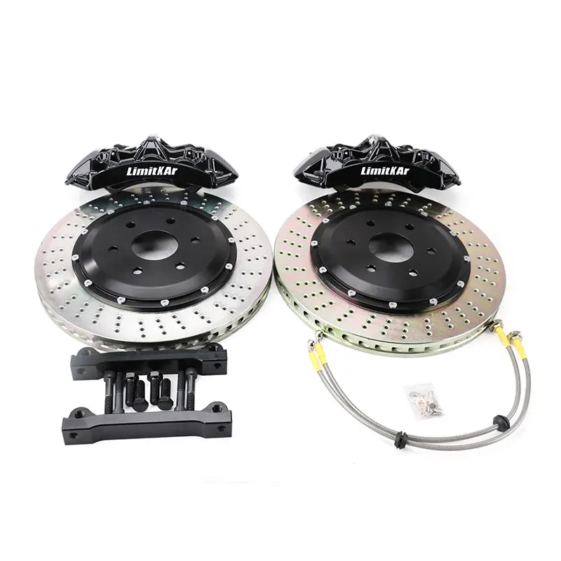 Auto Modified Racing Brake Caliper GT6 6 POT CNC Casting Big Kit with 355MM 380MM 405MM rotors for 18/19/20/21/22 inch wheel Rim