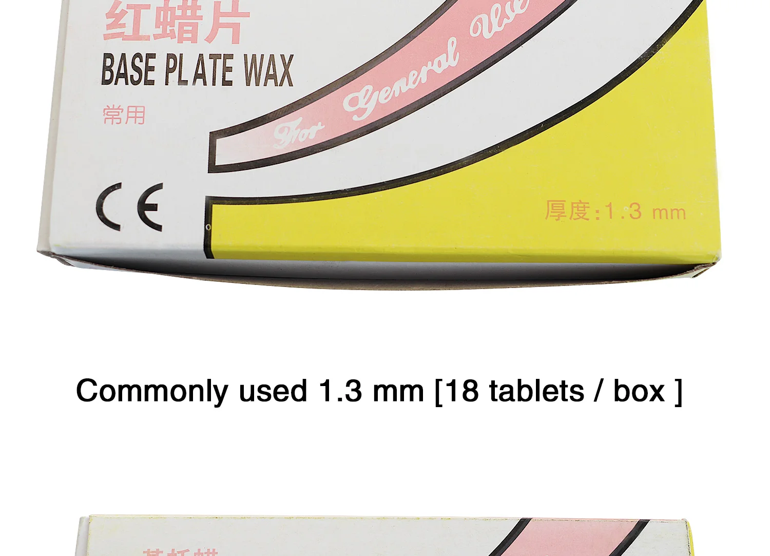 Red Wax Sheet Large Wax Plate Casting Wax Dental Technician Base Plate Thickness 1.3mm