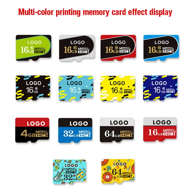 The factory can customize the enterprise pattern logo holiday gift large capacity memory card