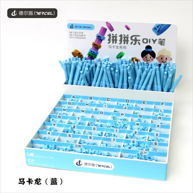 
P-1010 character pen DIY display box set high quality Plastic Gel Pens office&school pens GEL INK 