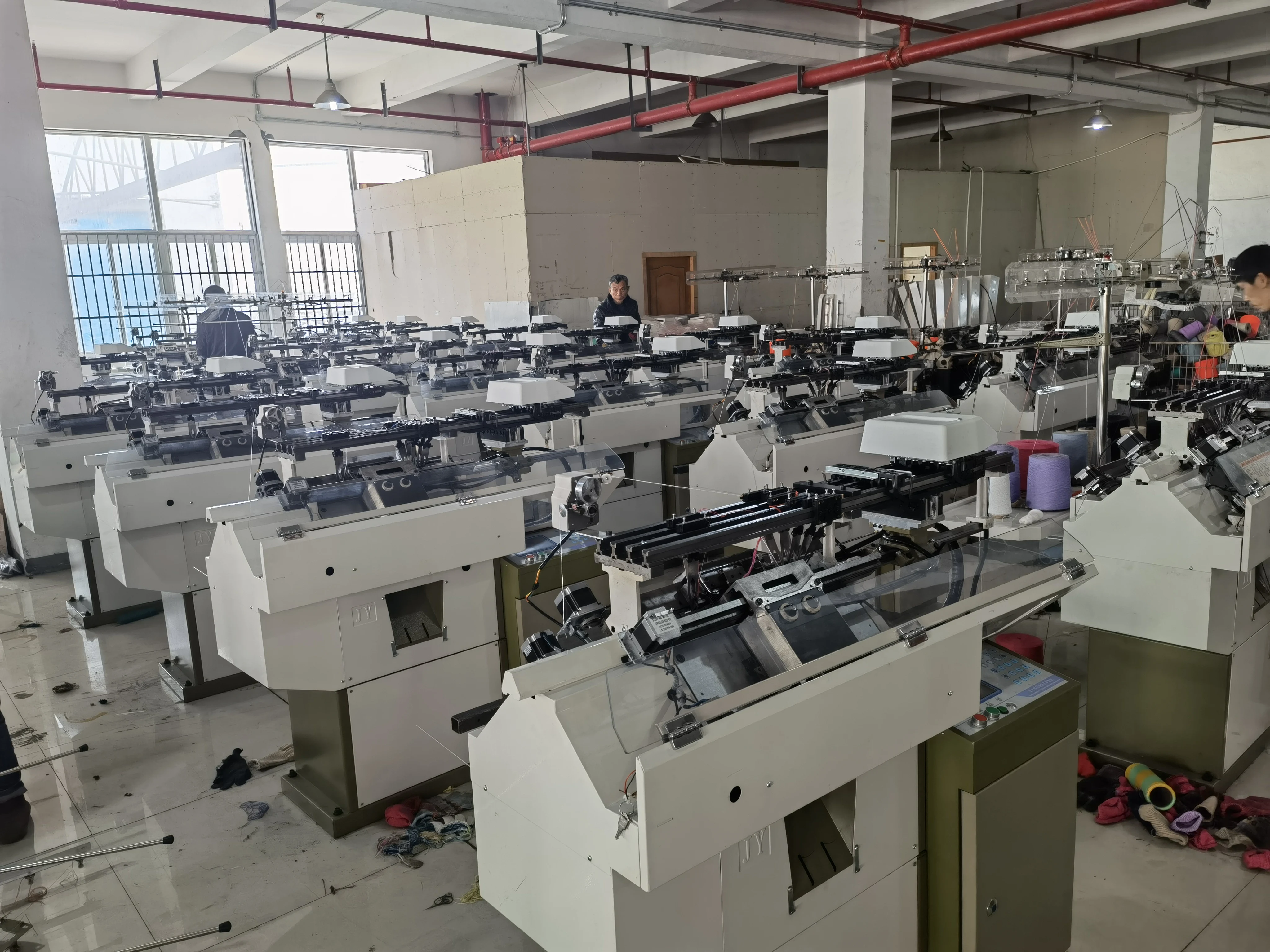 7G,10G Completely Automatic Jacquard Mitten Glove Machine