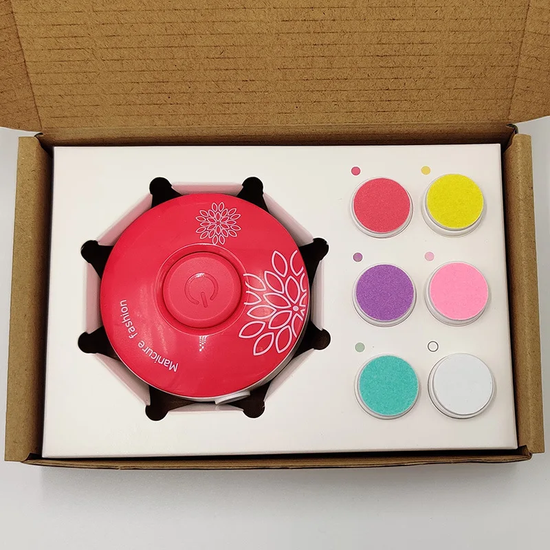 Round Shape Travel Portable Adults Baby Nail Trimmer Files Machine Drill Electric Nail Cutter Nail Clipper for Kids Infant