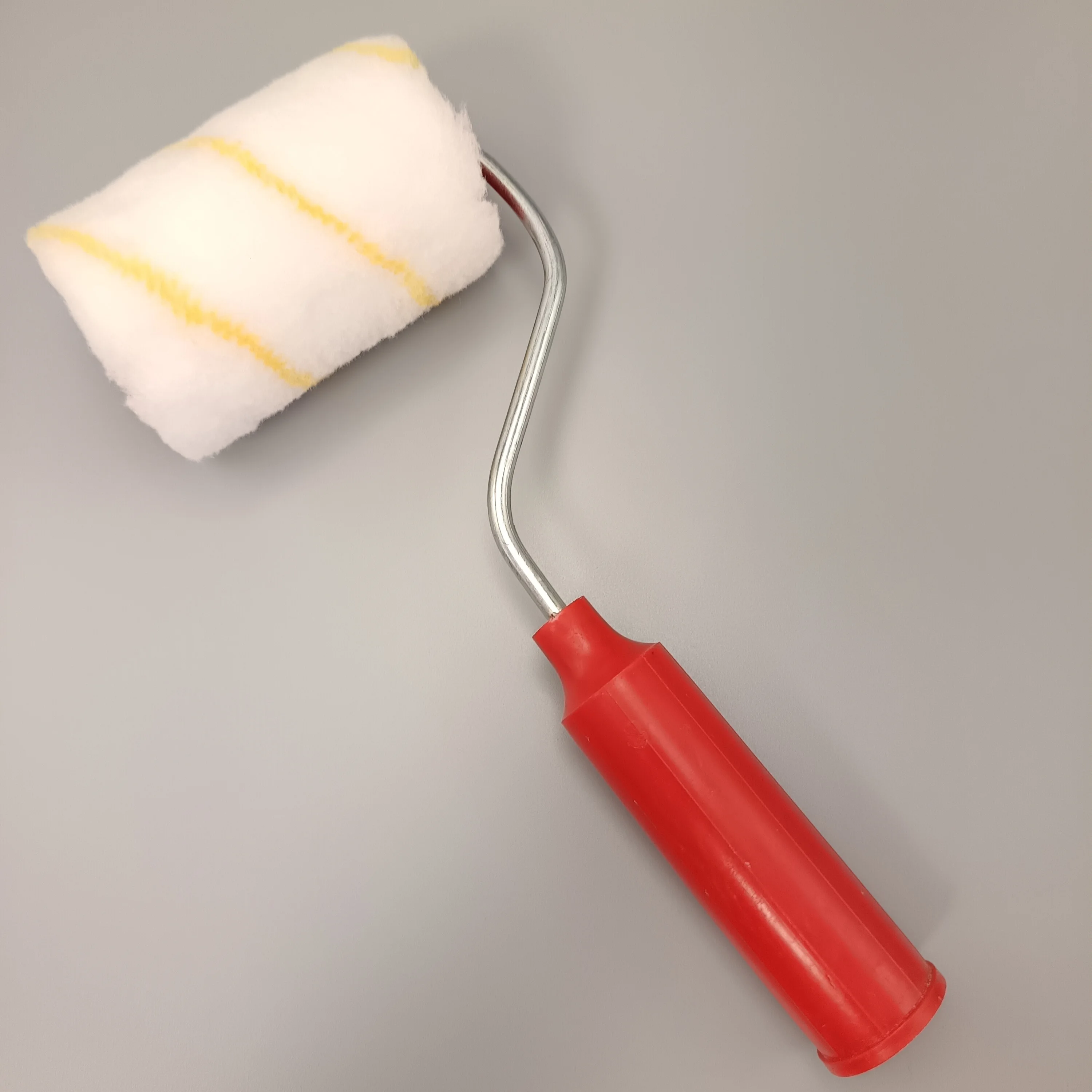 Безворсовый 4-дюймовый роликовый Ролик в европейском стиле с желтыми