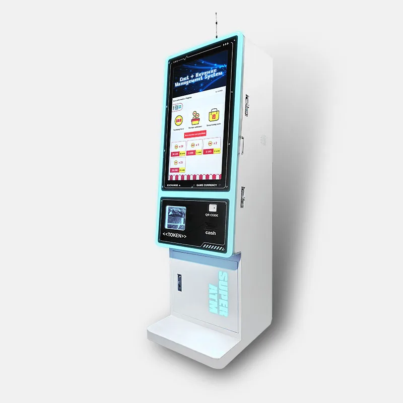 Поддержка QR-кода/наличных денежных средств машинка для обмена токенов автоматическое изменение игровых монет игровой площадки в помещении