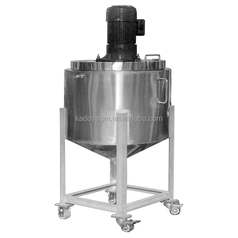 Customized Stainless Steel Multifunctional Stirring Tank Washing Liquid Shampoo Liquid Cosmetic Heating and Mixing Tank