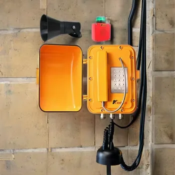 KNTECH EX VoIP KNEX8 телефонная зона 1 и 2 промышленное настенное крепление ATEX взрывозащищенный для опасных зон Сетевой IP-телефонный телефон