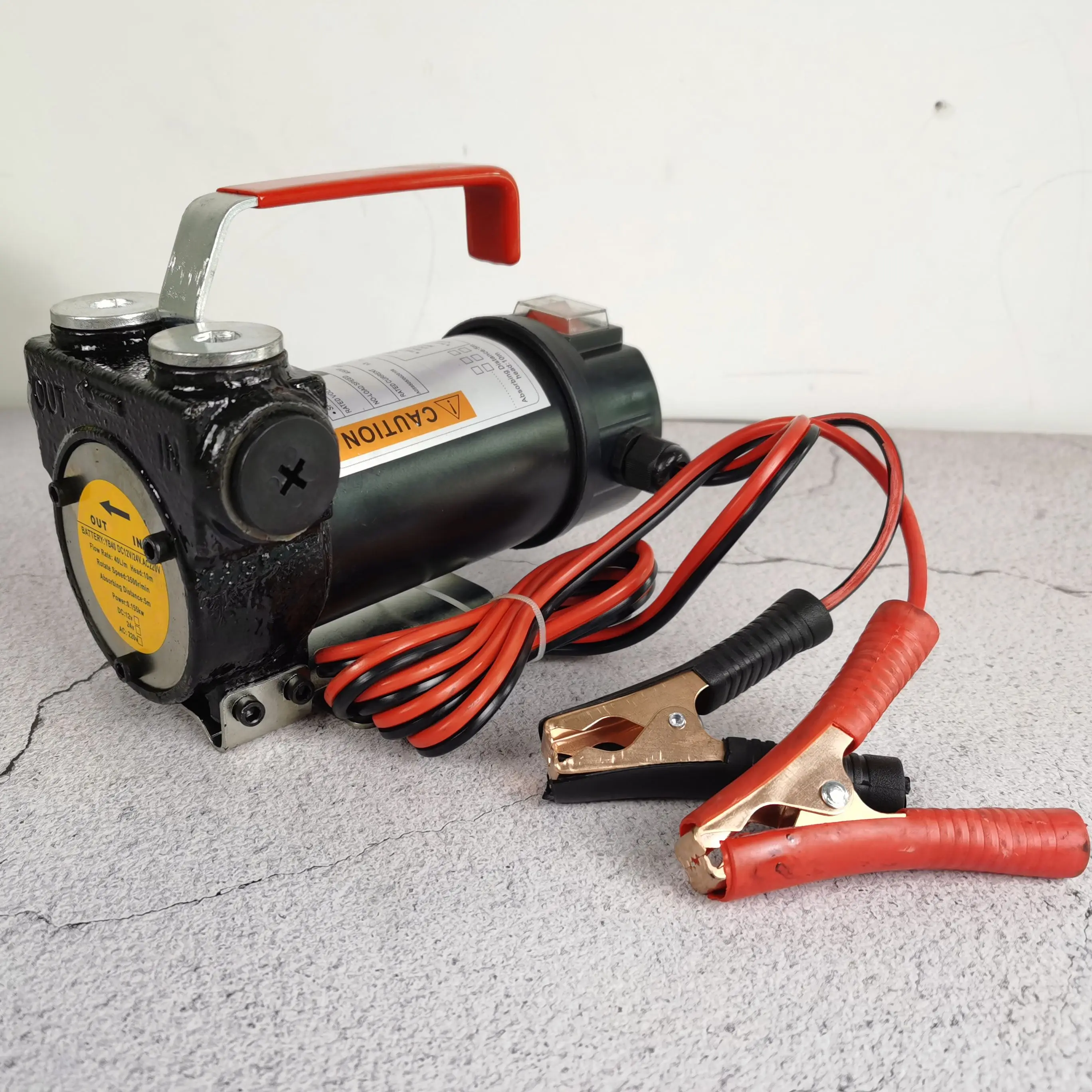 DC 12V 24V motor AC 220V Electric Diesel Fuel Oil Dispensing fuel oil transfer pump
