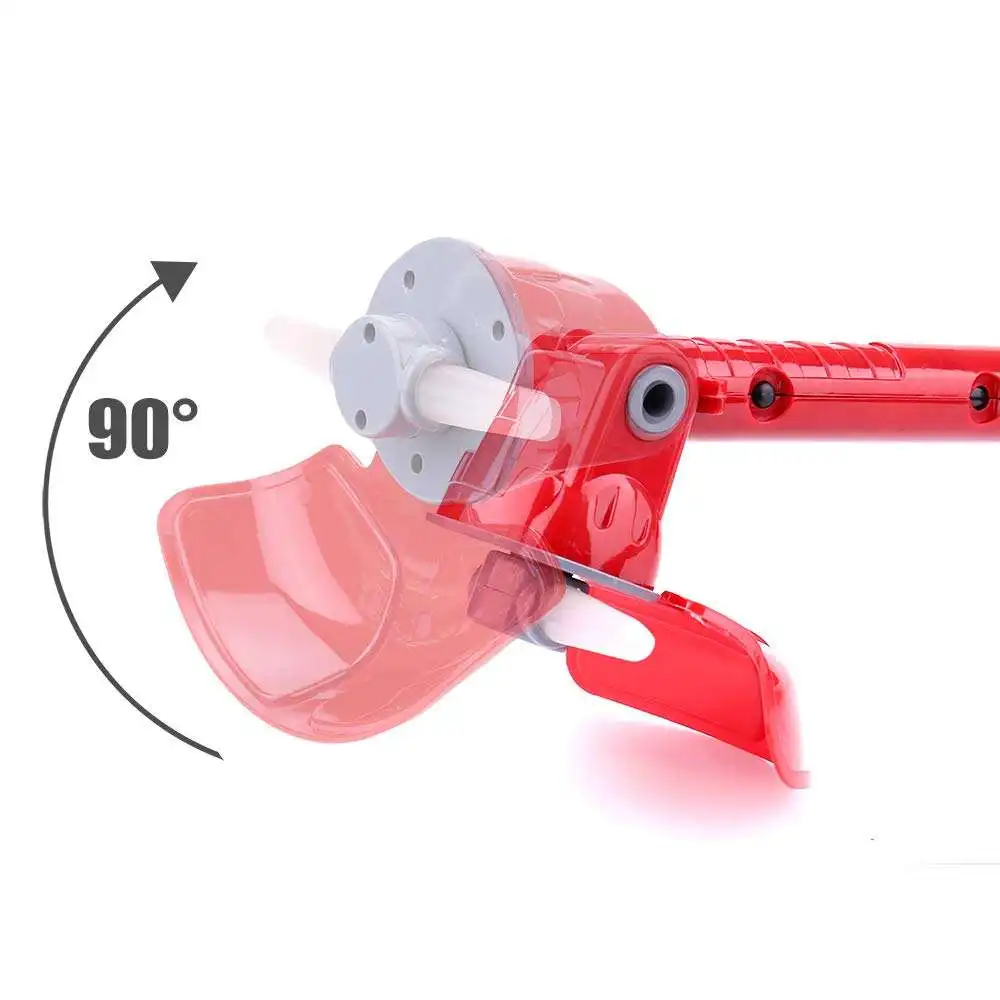 Hight Quality Plastic Safe Light Sound Adjustable Gardening Tool Toy Simulation Electric Lawn Mower for Kids