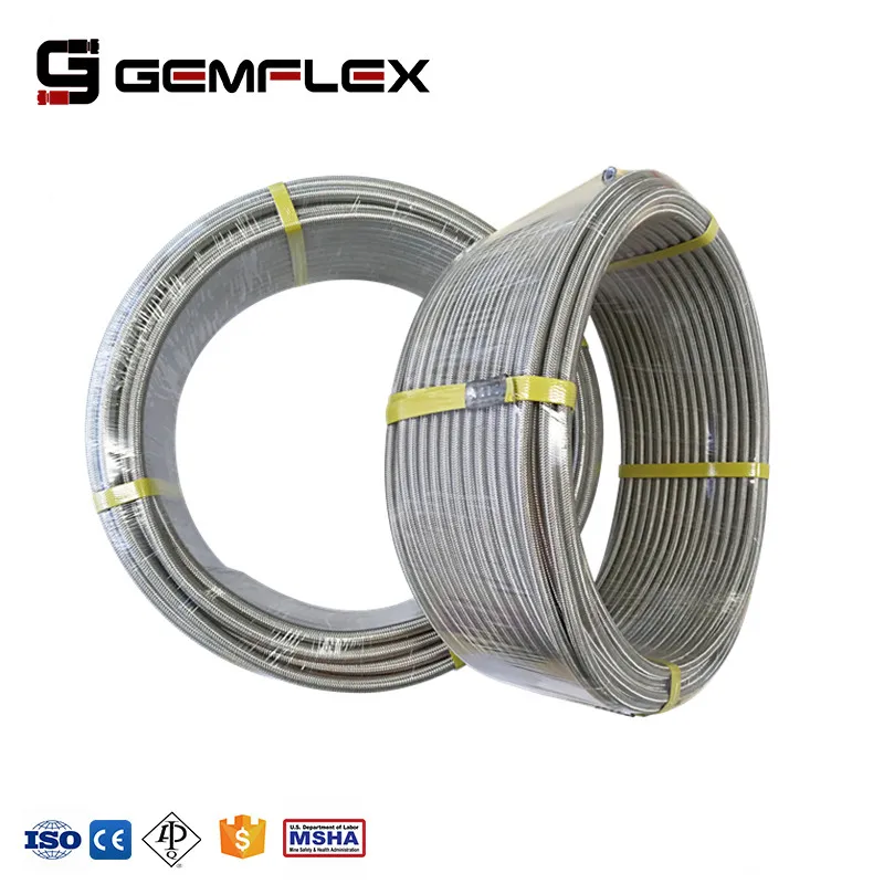 
Stainless steel corrugated/convoluted flexible metal hose pipe 