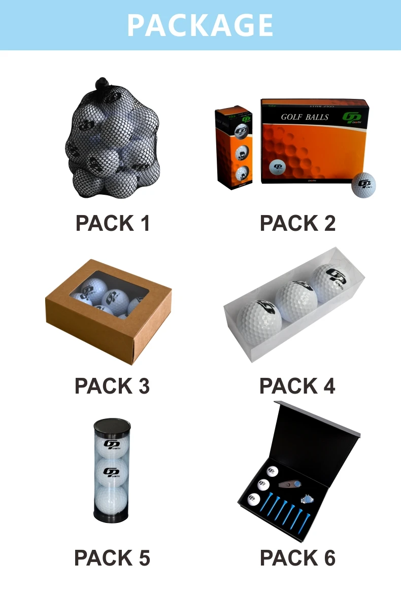 OEM Factory Golf Balls Custom Package Logo Golf Range Balls Premium Blank Driving Range Golf Balls Personalized Gift Outdoor