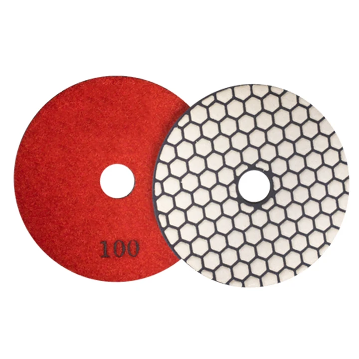 2024 High Wear Resistant Durable 9 Types Flexible Dry Diamond Polishing Sand Disc for Marble/Granite