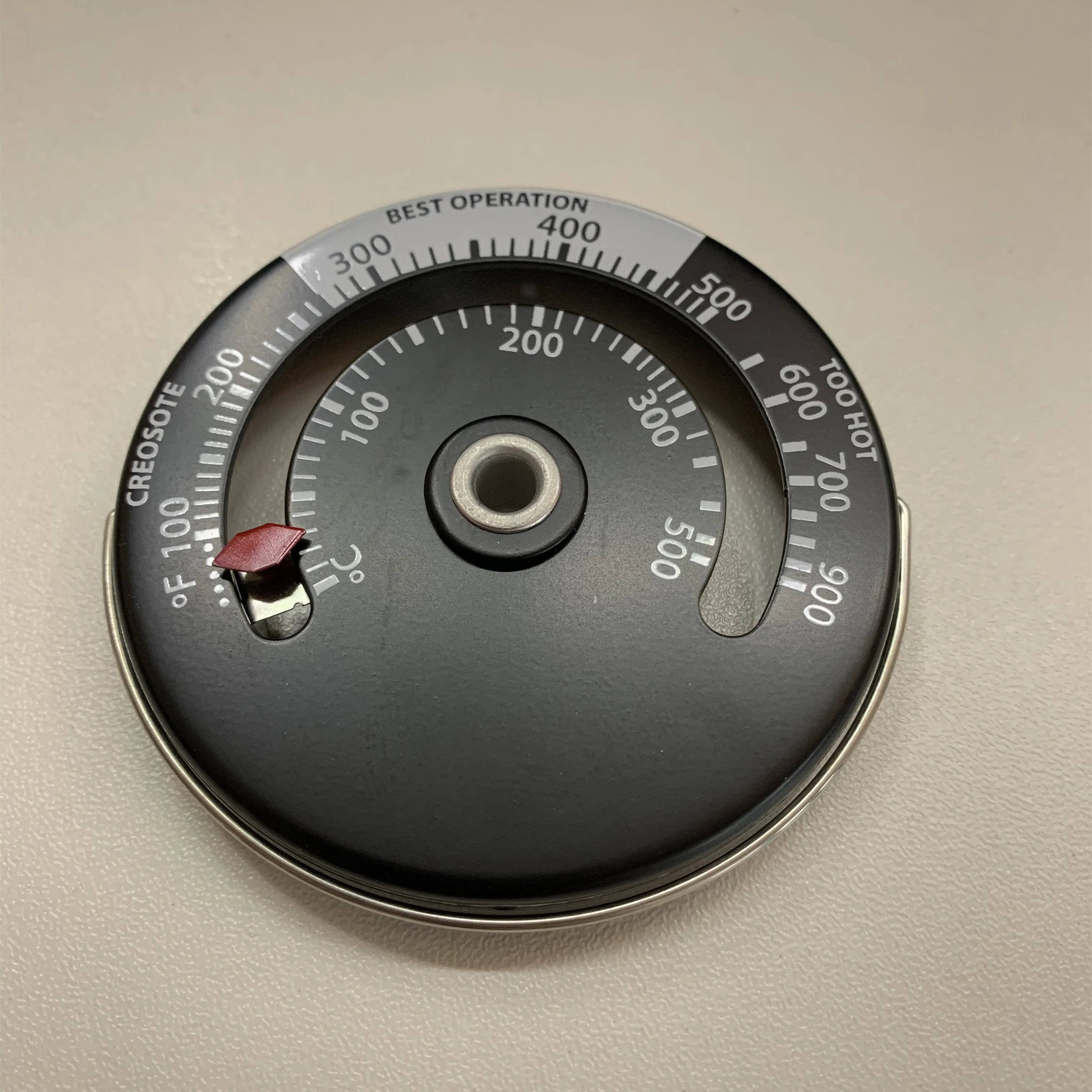 High Temperature Oven Bimetal Thermometer Pellet Stove Magnetic Thermometer Thermometric Indicator Fireplace Sets Accessories