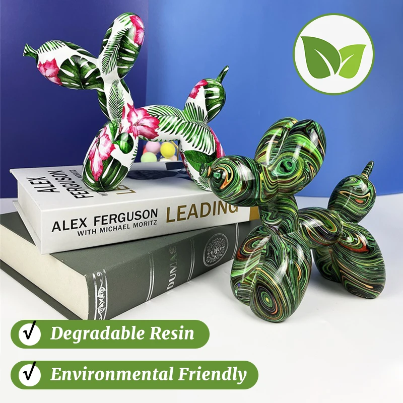 Colorful Balloon Dog Resin Crafts Nordic Home Living Room Entrance Wine Cabinet Decoration