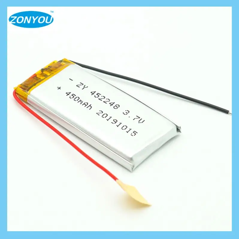 Li-Ion 452248 3.7V 450mAh 1.67Wh Lithium Ion Polymer Battery For Smart Watch