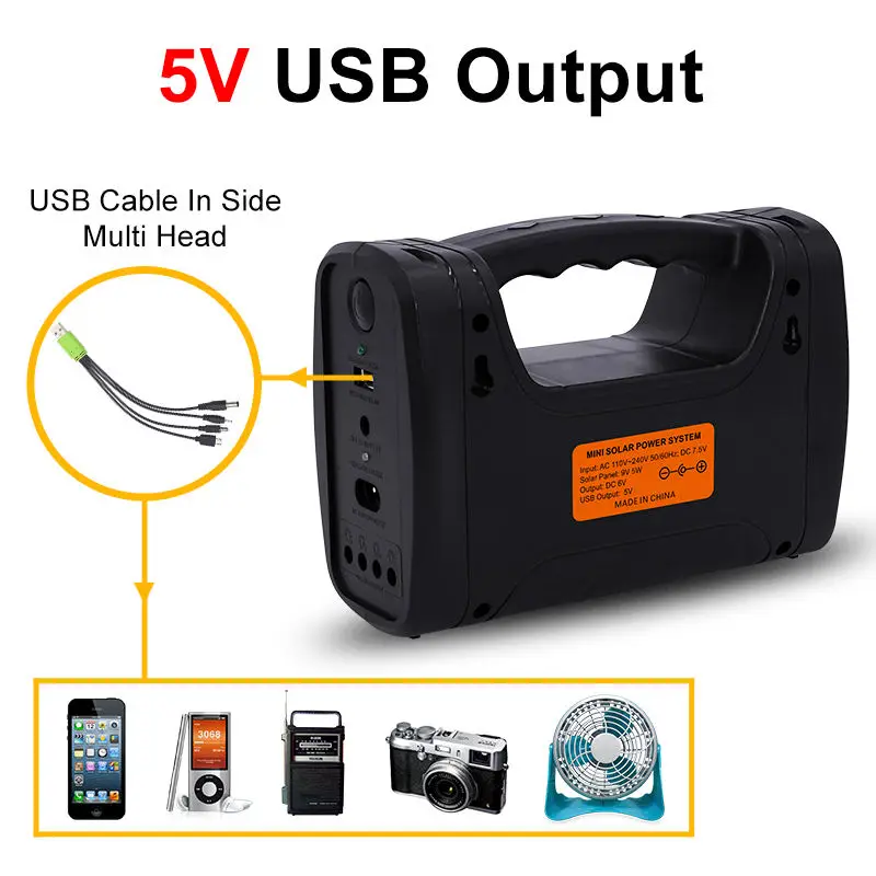 Wholesale Competitive Pricing 6V 4AH Lead Acid Battery Solar Lighting System Home Power Solar Energy Power Station