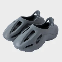 Hole Sandals Men Slides Summer New Style Croc Shoes Women Summer Sandals Fashion Solid Color Couple Outdoor Beach Slippers