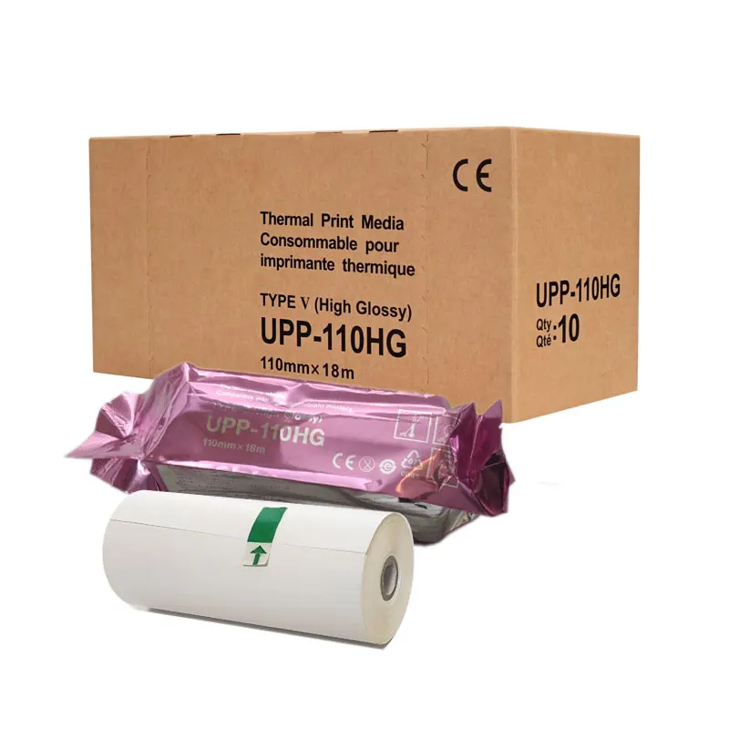 Factory Supply Medical Thermal Paper High Glossy Ultrasound Thermal Paper UPP 110HG for Sony Echograph Printer