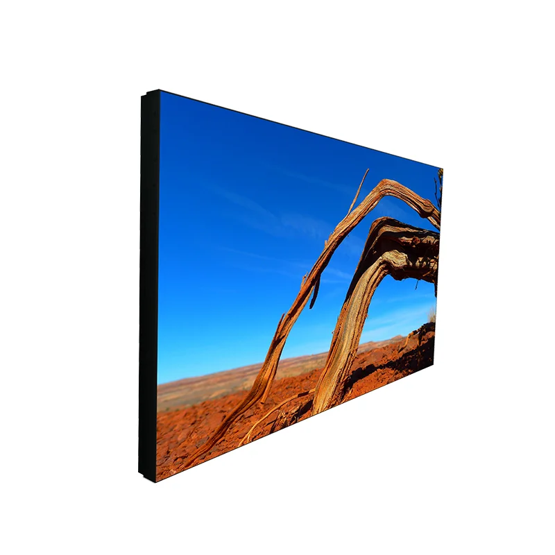 4K LG panel 1.8mm bezel matrix 2x2 videowall lcd video wall media player with controller