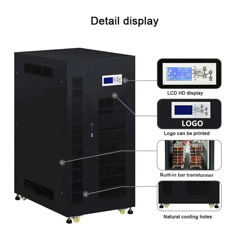 ZUMAX high frequency Pure Sine wave 380Vac 3 Phase Three phase 10KVA Online UPS Uninterrupted Power Supply system