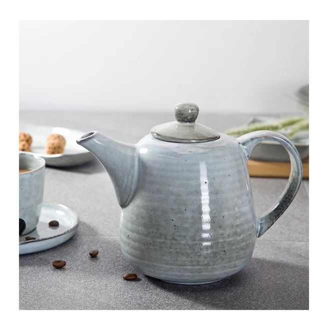 High Temperature Porcelain Round Plate Ceramic Dinnerware European Design Collection