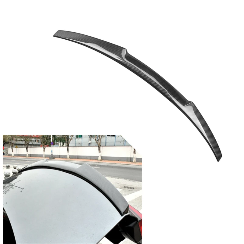 Carbon Fiber Rear Trunk Spoiler for Audi A6 C8 2019+ M4 Styles Rear Trunk Boot Lip Wing Spoiler Lip A6 Spoiler