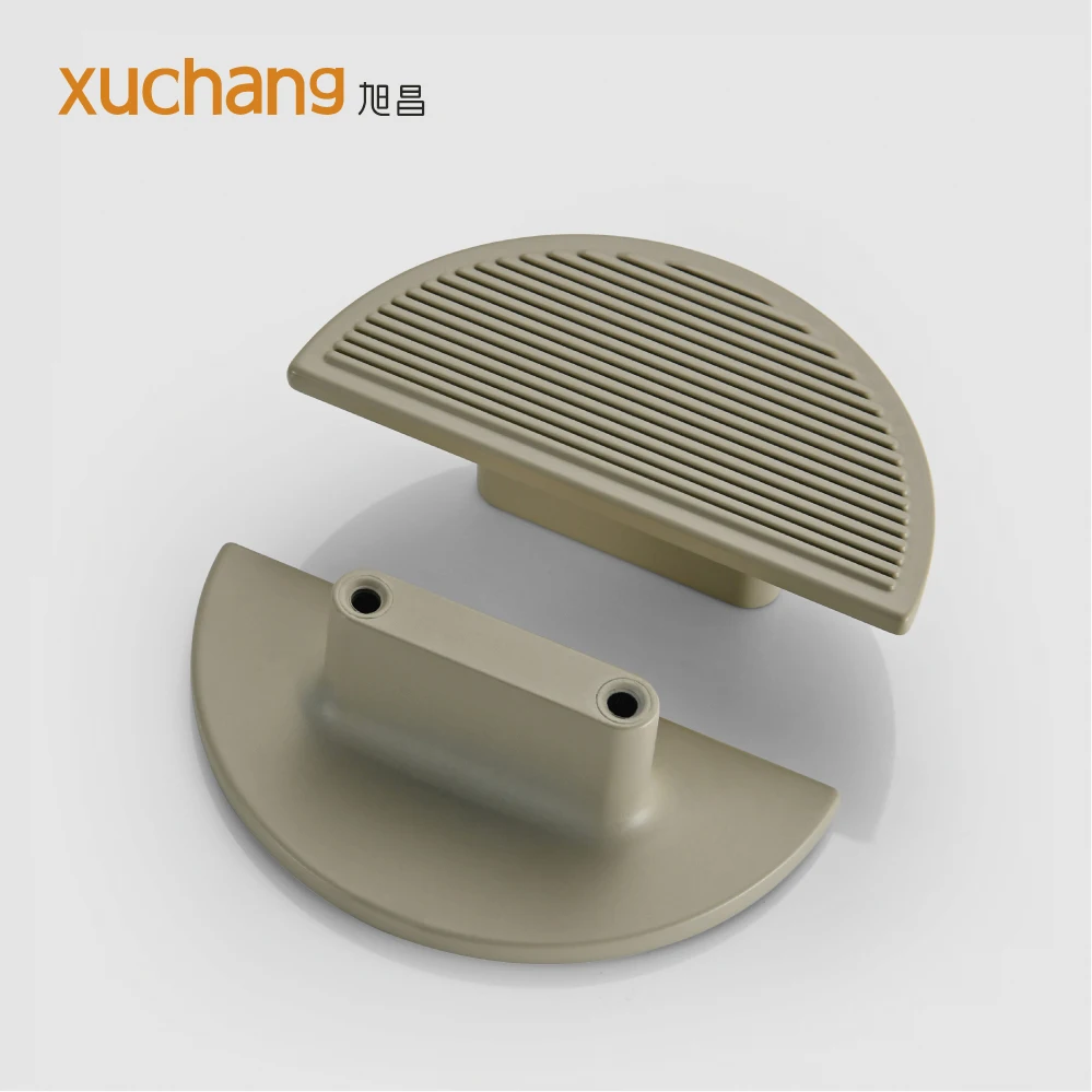 Chinese Style Half Round Zinc Alloy Solid Drawer Handle 64mm Home Decor Furniture Handle