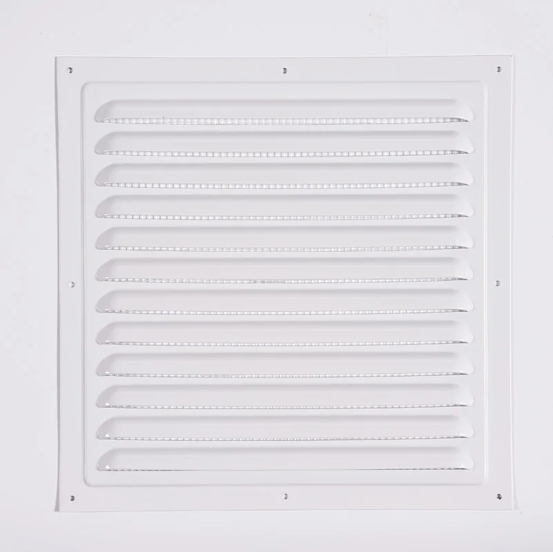 Square Air Cover With Net Air Diffuser Air Conditioning Grilles Grill Aluminum Alloy Ventilation Grille