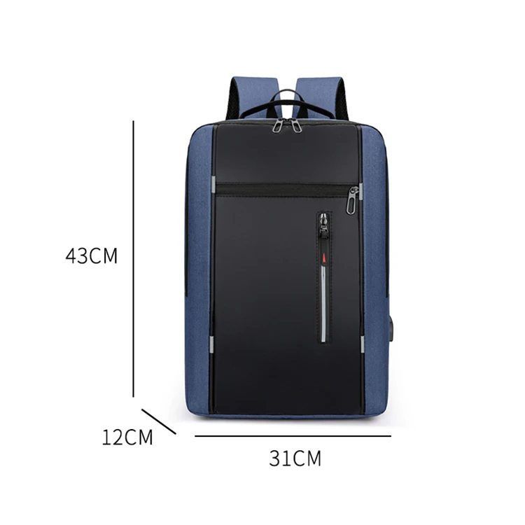 School Unisex Anti Theft Laptop Backpack with USB