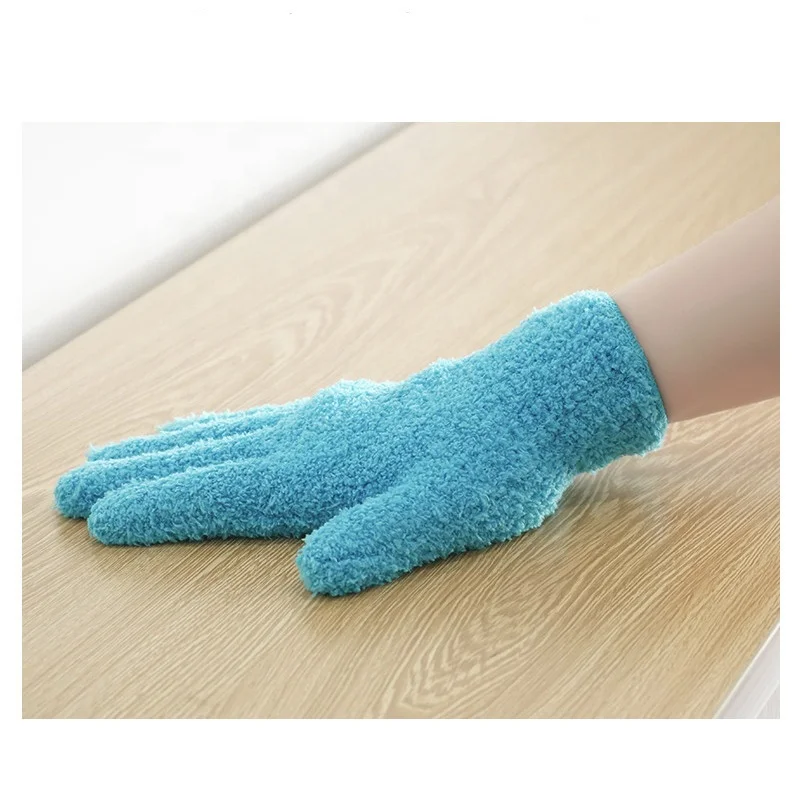 Eco friendly easy clean soft microfiber household dusting cleaning glove