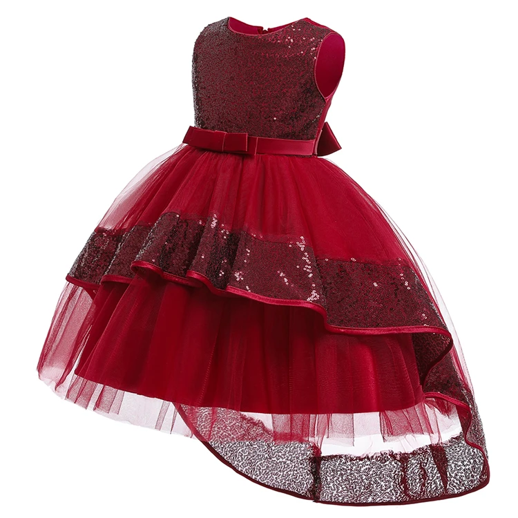 Красные цветочные платья для девочек на свадьбу и вечеринку бальное платье красивое маленьких наряды торжественных
