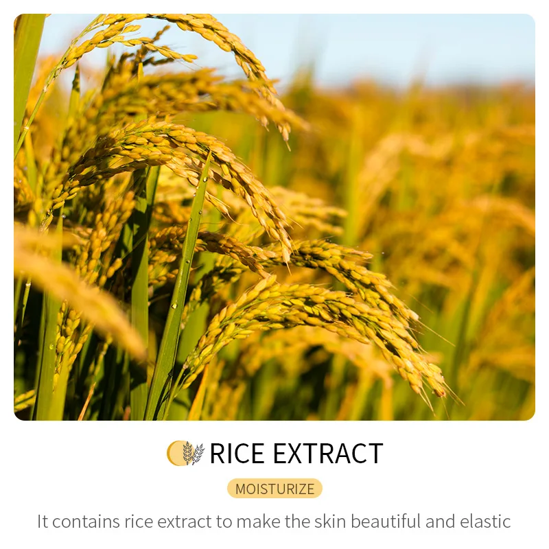 Natural Organic Anti Oxidation Facial Sheet Mask Beauty Wholesales Rice Essence Deep Moisturizing Hydrating Face Mask