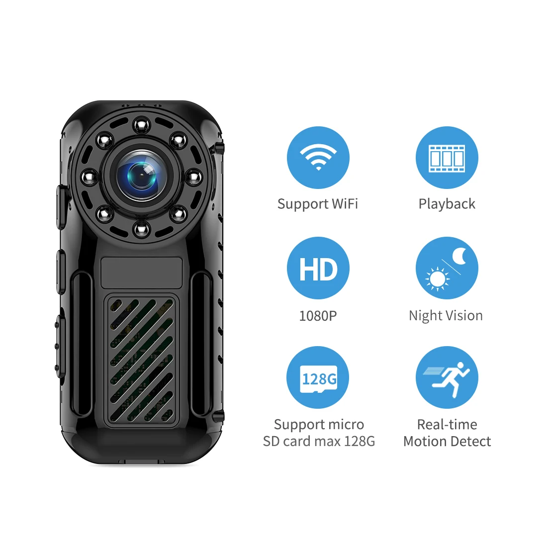 Лидер продаж на Amazon мини-камера видеонаблюдения HD 1080 IP-камеры беспроводная мини-видеокамера P2P шпионская Wi-Fi
