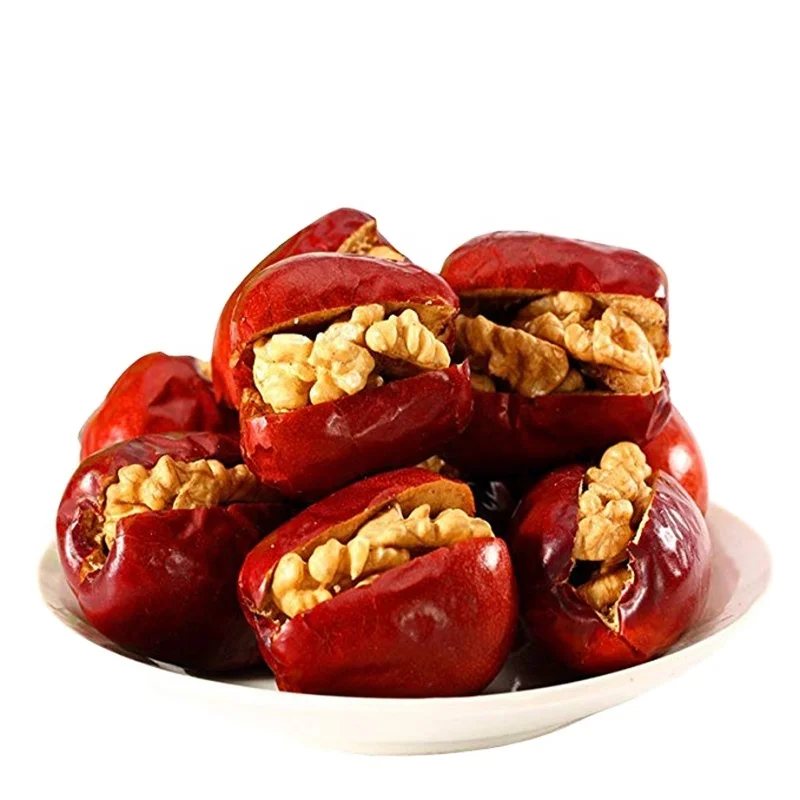 Wholesale Cheap And OEM Professional Nut & Kernel Snacks Baked & Vacuum Packed Jujube Walnut As Nuts And Dried Fruits