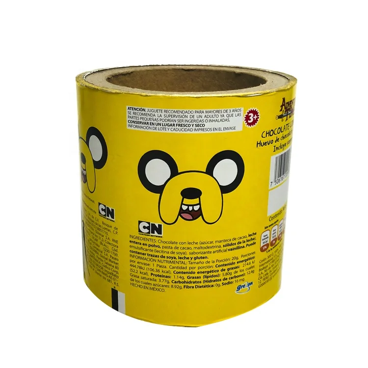 eco friendly hot sale aluminium foil colorful printing candy food packaging aluminium foil paper